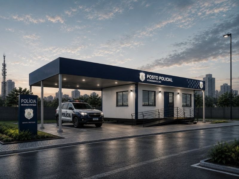 Base operacional com cobertura alta