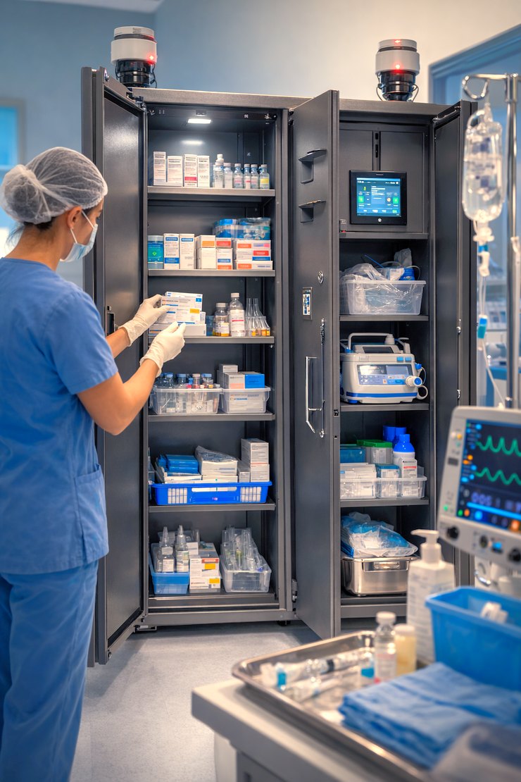 iTitan Hospitalar — armazenamento controlado de medicamentos e insumos