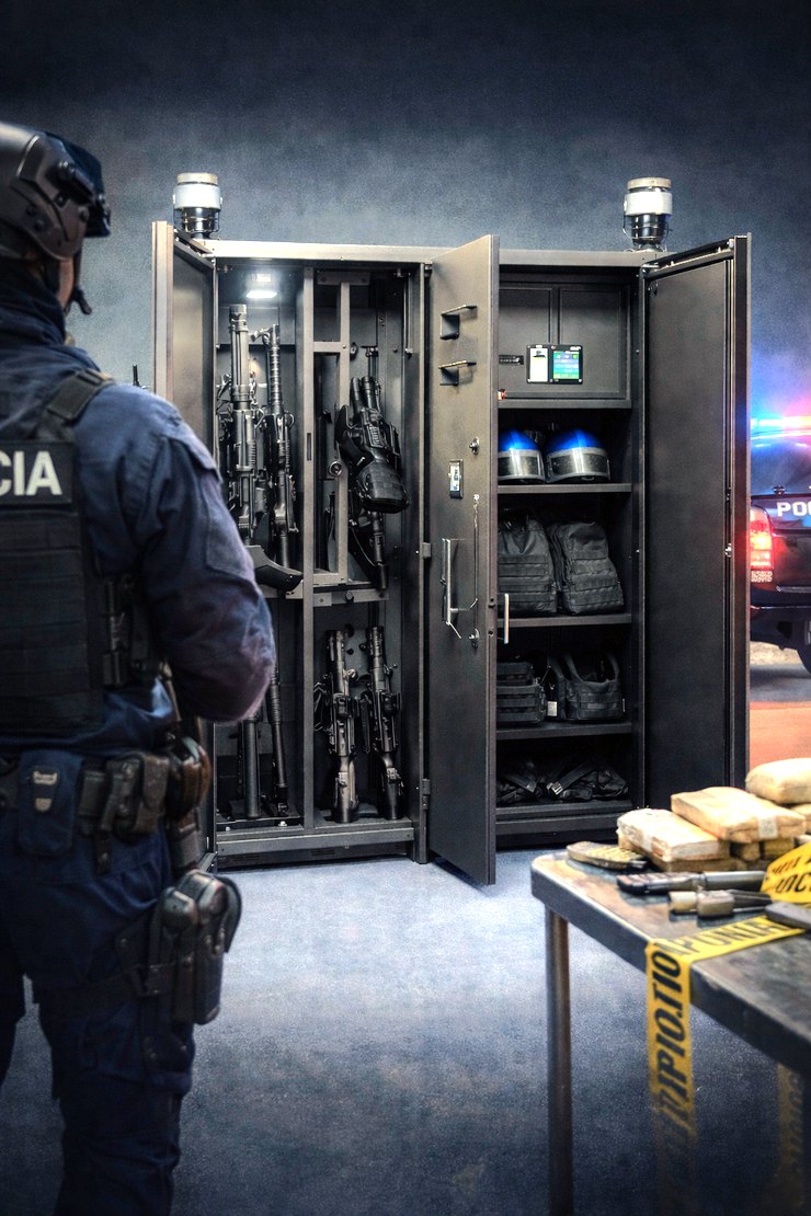 iTitan Segurança — cofre modular para armamento e bens de alto valor