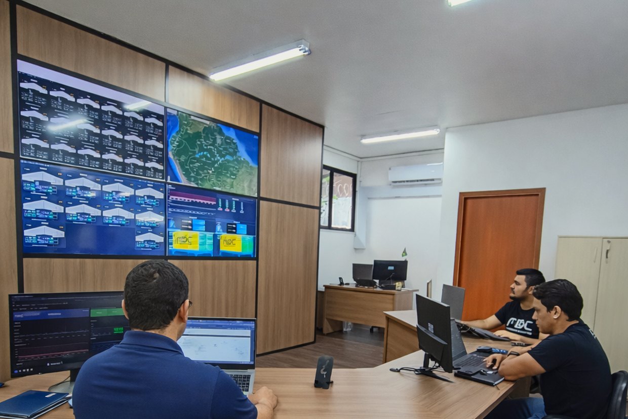 Centro de operações NOC da MDC