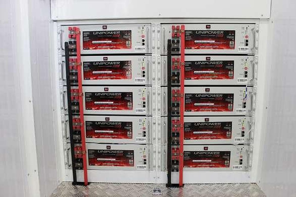 Banco de baterias de lítio do Smart Shelter MDC