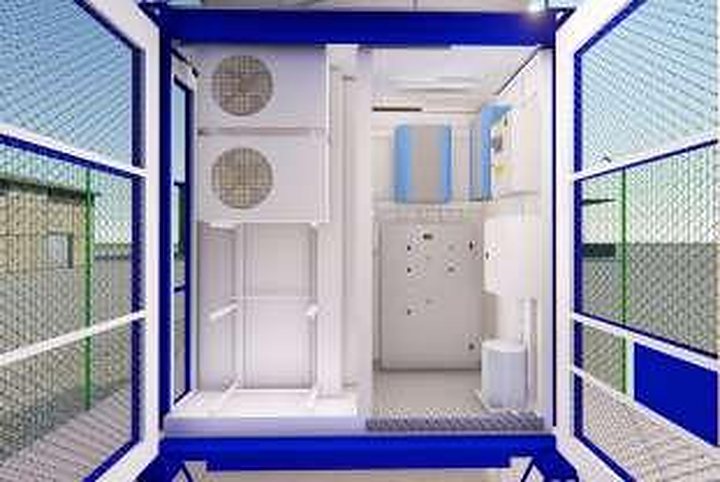 Climatização interna — Smart Shelter MDC